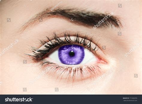 Ultra Violet Eye Concept Demonstrating Color Foto de stock 771006259 ...