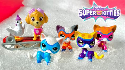 SuperKitties TOYS! Disney Jr - Superkitties help the Paw Patrol Pups ...