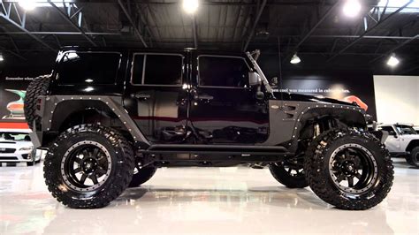 Black Jeep Wrangler Modified