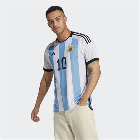 Adidas Argentina 22 Messi Home Jersey White Men's Soccer Adidas US ...