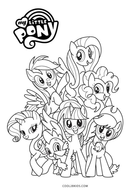 Free Printable My Little Pony Coloring Pages For Kids | My little pony ...