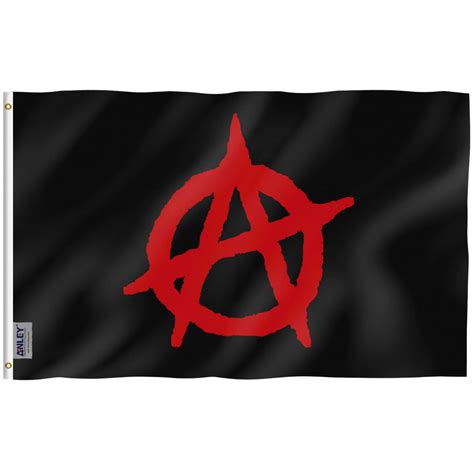 Fly Breeze Anarchy Flag 3x5 Foot - Anley Flags