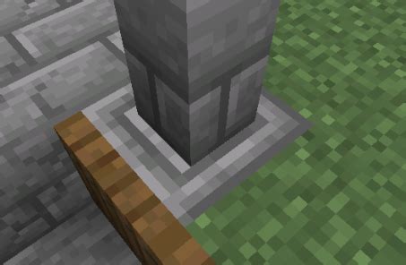 Today i learned that a chiseled stone brick isnt centered. : r/Minecraft