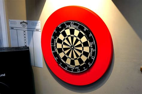 Dartboard Surround: Red | Home Leisure Direct