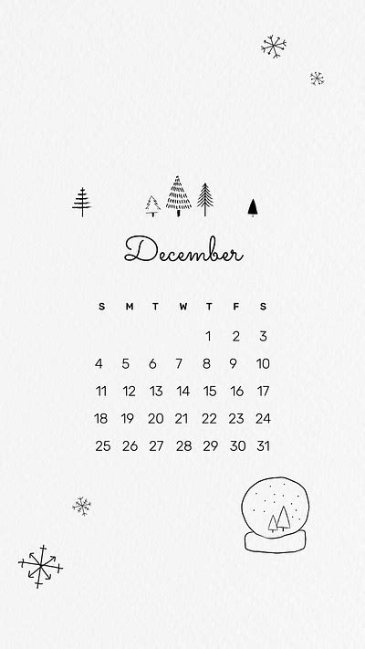 Cute December 2022 calendar template, | Premium Vector Template - rawpixel