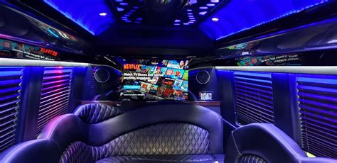 Mercedes Benz Sprinter Limo Party Bus Rentals in Boston