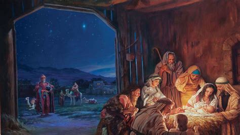 Holy Family Christmas Wallpaper