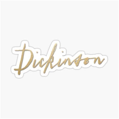 "Dickinson logo" Sticker for Sale by annypozzi | Logo sticker, Stickers ...