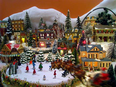 Building Village Styrofoam Displays Christmas | Christmas village ...