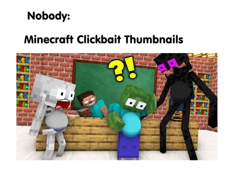 Minecraft Clickbait Thumbnails Is Cringe : r/MinecraftMemes