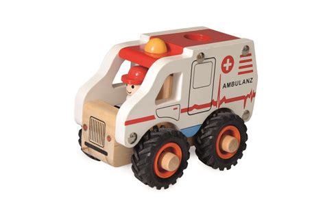 Trouva: Wooden Ambulance Toy