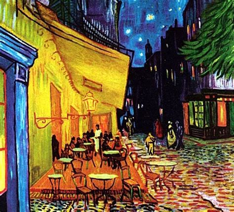 Van Gogh Painting Cafe At Night