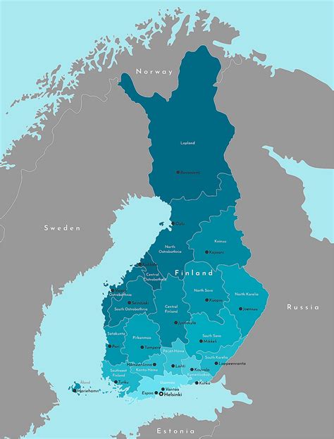 Finland Political Map