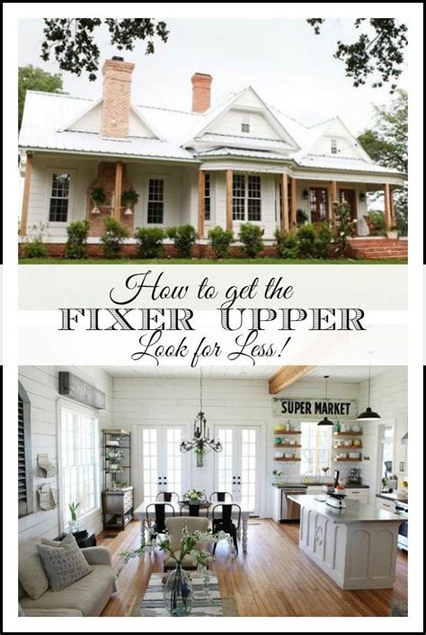 Getting the Fixer Upper Look for Less--Easy Sources for "Farmhouse ...