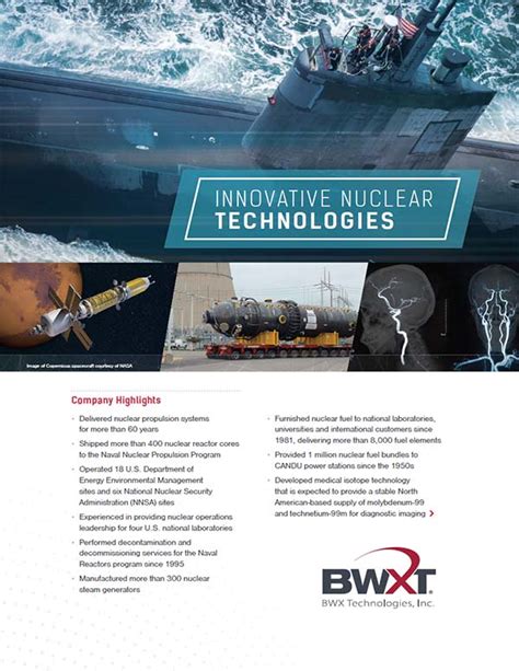 About Us - BWX Technologies, Inc. | People Strong, Innovation Driven