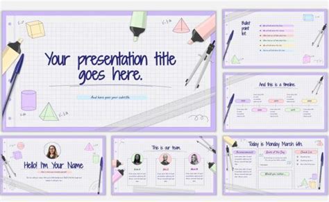 Free Templates for Math for PowerPoint and Google Slides - SlidesMania