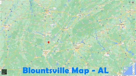 Blountsville, Alabama Map