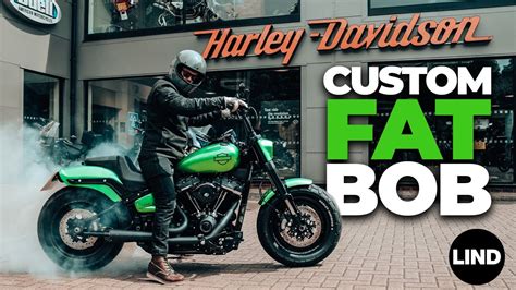 Custom Harley-Davidson Fat Bob Mean Green, 48% OFF