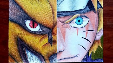 DIBUJO IMPRECIONANTE DE NARUTO REALISTA (parte 2) - YouTube