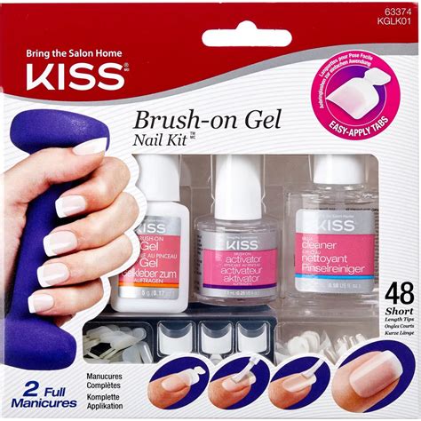 Kiss Brush On Gel Nail Kit | Nail Polish | Beauty & Health | Shop The ...