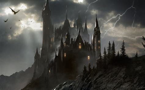 Castle Ravenloft | Fantasy landscape, Fantasy castle, Castle art