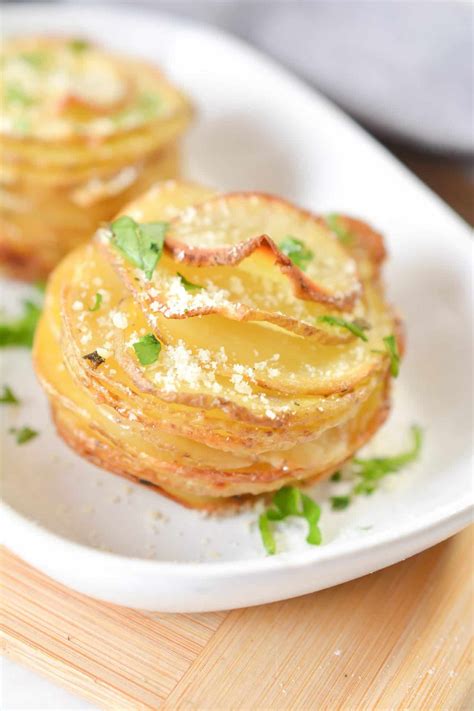 Sliced Potatoes in a Muffin Tin - Sweet Pea's Kitchen