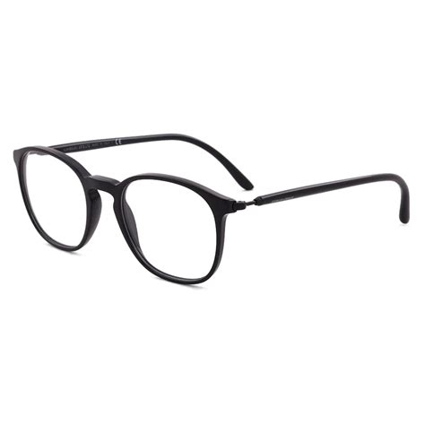 Giorgio Armani - Rectangular Optical Glasses - Black - Optical Glasses ...