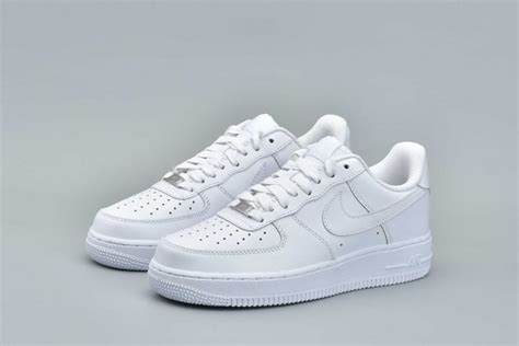 Classic All White Nike Air Force 1 ’07 Low Whiteout AF1 - FavSole.com