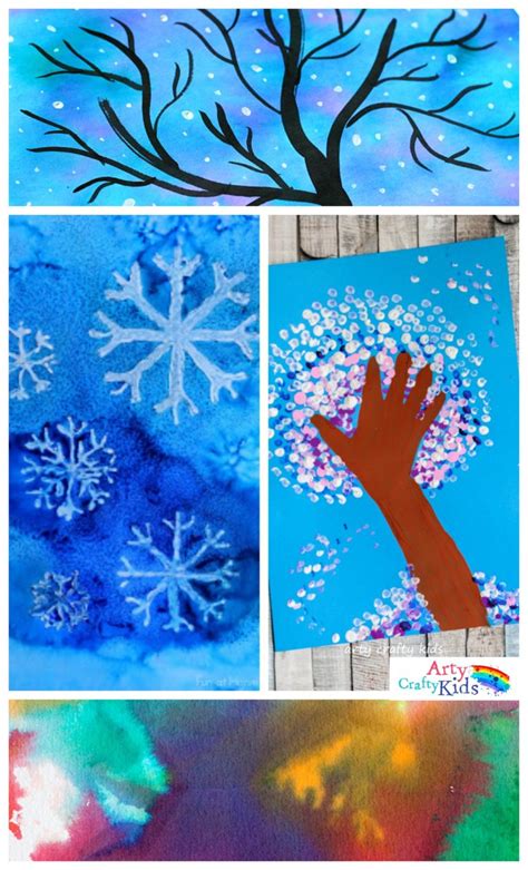 14 Wonderful Winter Art Projects for Kids - Arty Crafty Kids - Kids ...