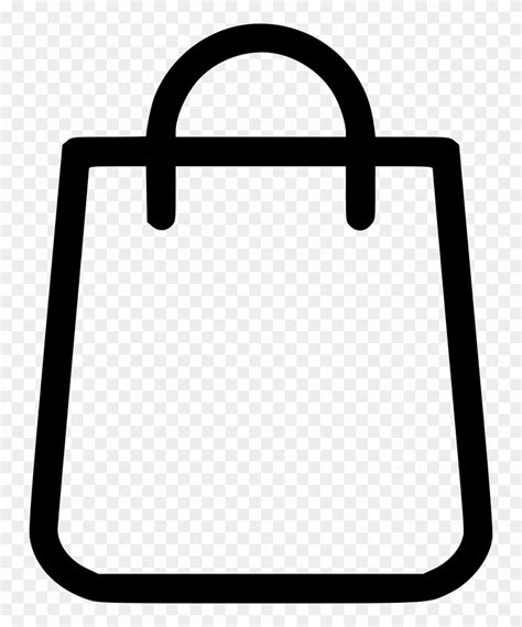 White Shopping Bag Icon at Vectorified.com | Collection of White ...