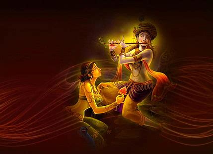 Online crop | HD wallpaper: Hare Krishna, Krishna illustration, God ...