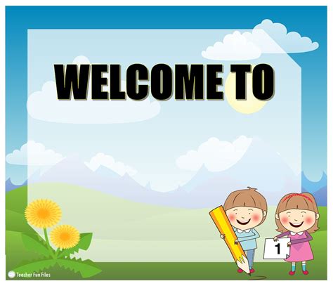 Teacher Fun Files: Classroom Welcome Banners