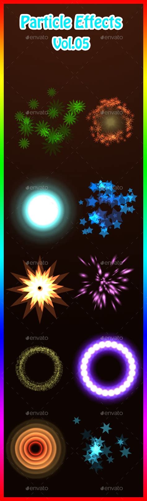 Particle Effects Vol.05 (With images) | Pixel art games, Blog template ...