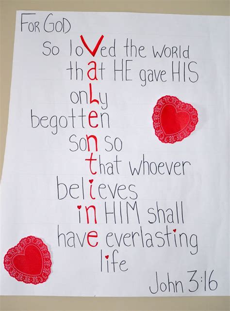 John 3:16 Valentine poster copywork - free printables download - # ...