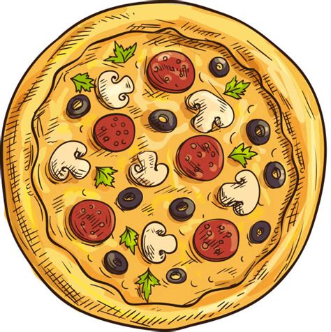 3,200+ Pizza Crust Stock Illustrations, Royalty-Free Vector Graphics ...