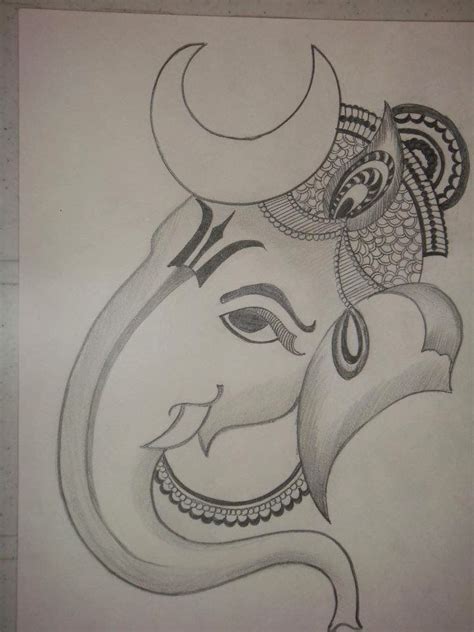 Simple Lord Ganesha Sketches