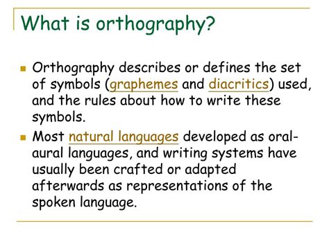 PPT - Language and Orthography PowerPoint Presentation, free download ...