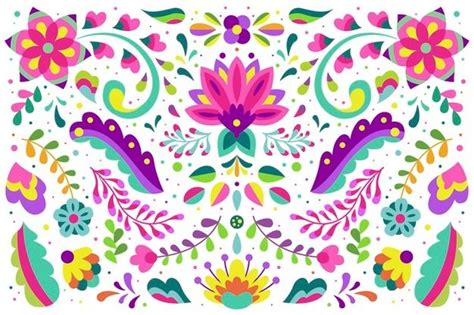 Colorido fondo mexicano | Vector Gratis | Vector free, Scrapbook art ...