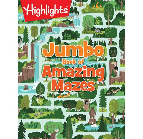 Highlights Jumbo Book of Amazing Mazes - - Fat Brain Toys