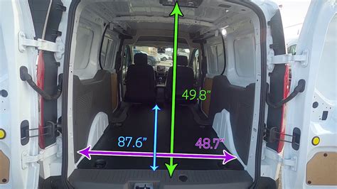 Cargo Dimensions Of The 2021 Ford Transit Connect Passenger Wagon 2021 ...