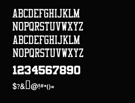 Nba Jersey Font - Download fonts