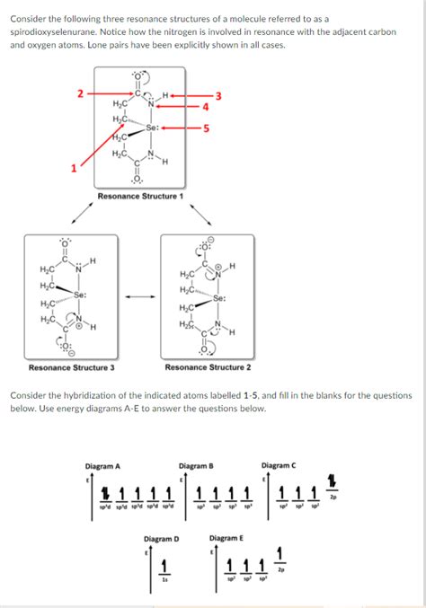 Solved Consider the following three resonance structures of | Chegg.com