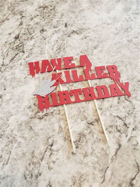 Friday the 13th party decorations Have a killer birthday | Etsy