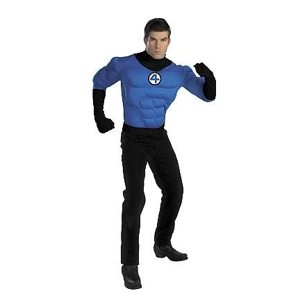 Fantastic Four Mr. Fantastic Deluxe Muscle Adult Costume