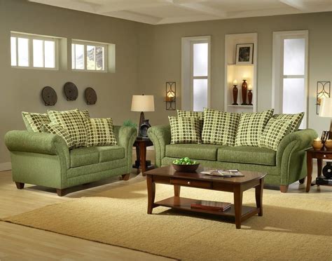 Living Room , Green Living Room Ideas for Fresh Interior Look : Soft ...