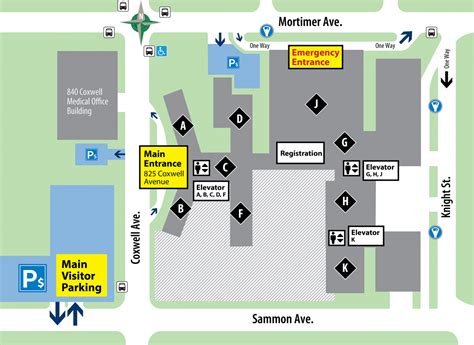 Hospital Campus Map | Michael Garron Hospital, Toronto East Health ...