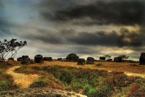 Mysterious Plain of Jars in Laos