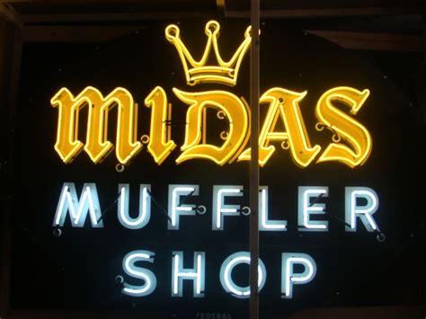 Midas Muffler Shop Neon Sign SSPN 5x7ft for Sale at Auction - Mecum ...