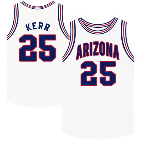 Original Retro Brand Steve Kerr Arizona Wildcats White Basketball Jersey