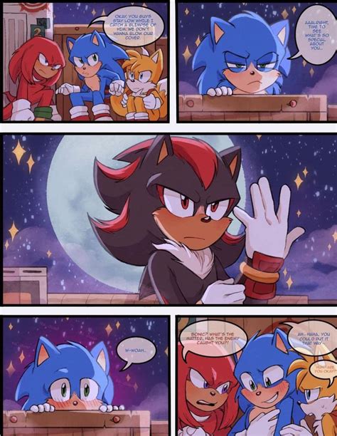 Love at first sight (sonadow)- Sonic move comic | Sonadow Amino